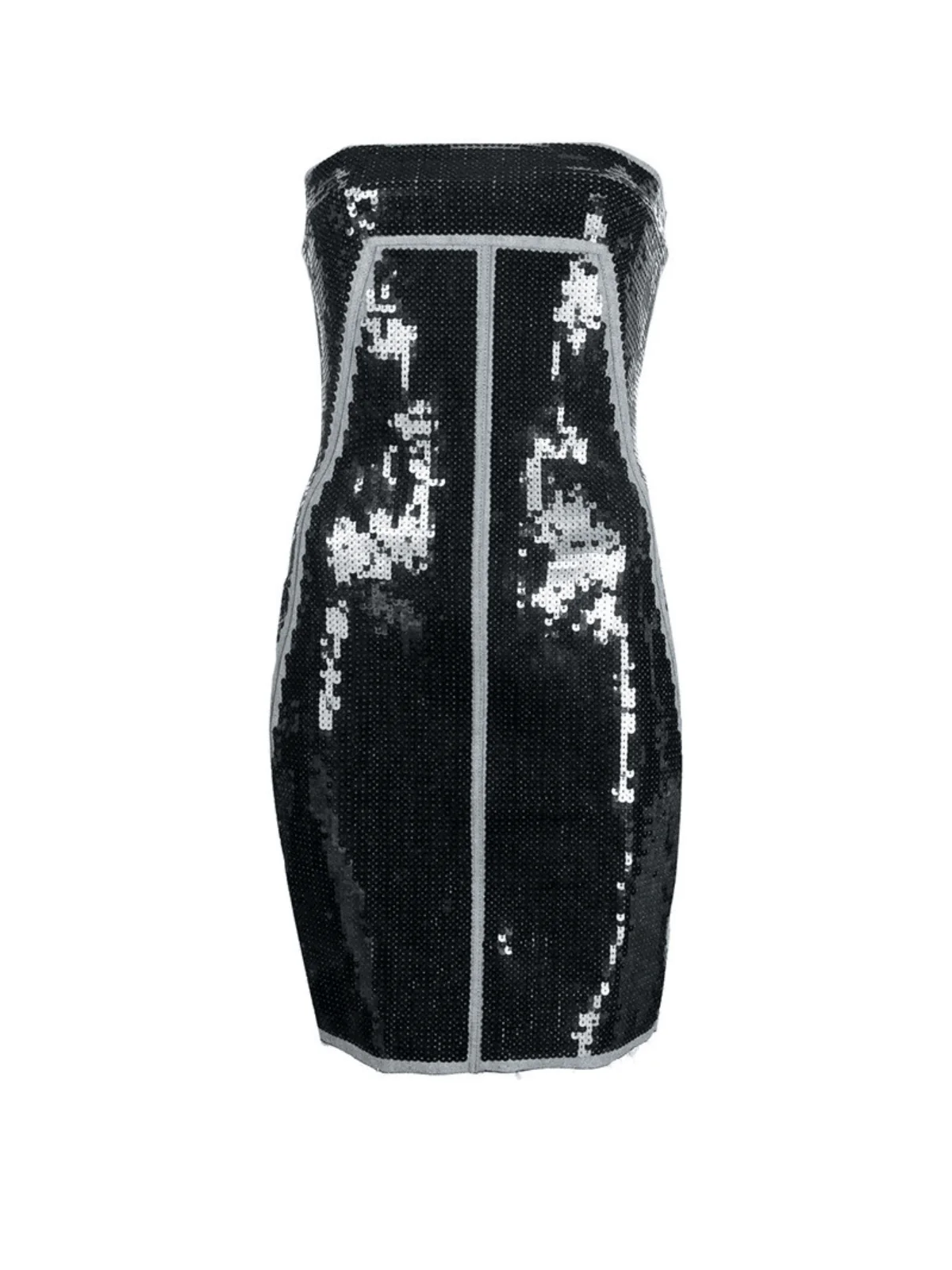 Vilma Strapless Sequin Mini Dress - Image 6