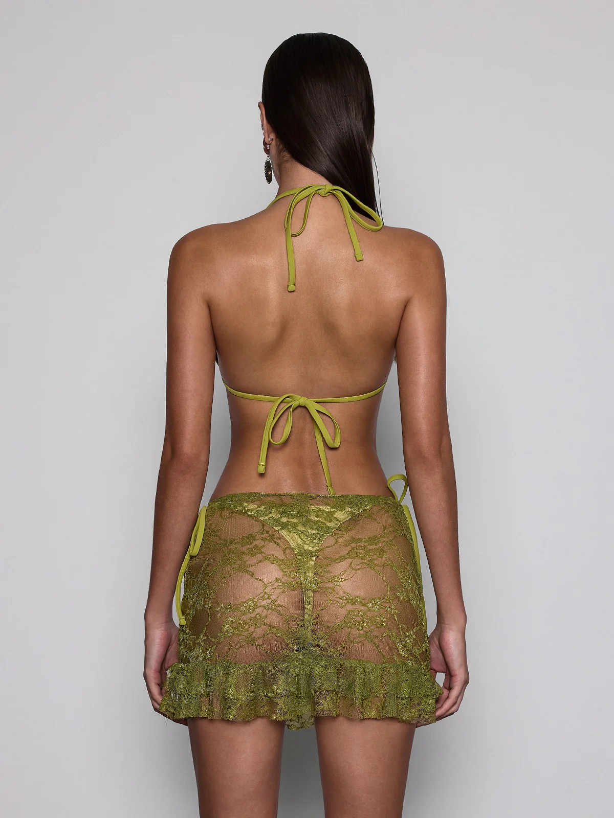 Voryxin Lace Ruffle Three Piece Set - Image 6