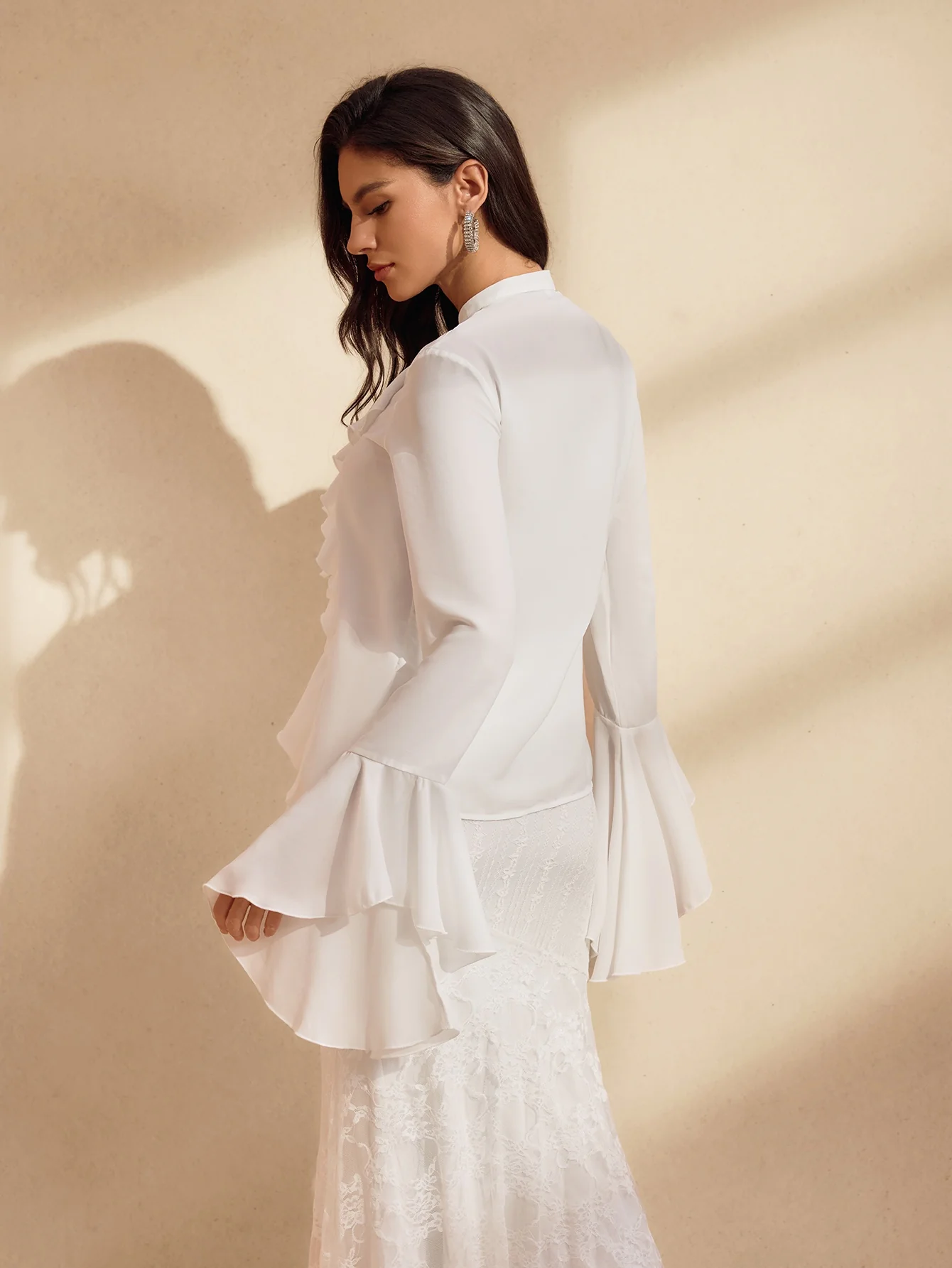 Waelyx Long Sleeve Ruffle Top - Image 6