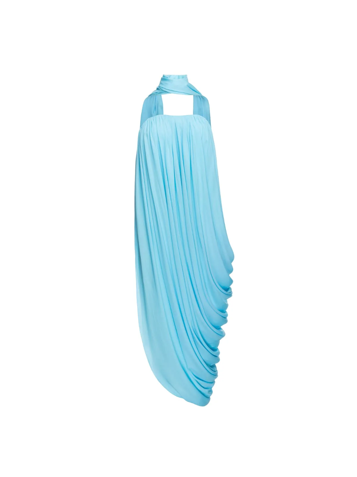 Yevionx Scarf Draped Split Maxi Dress - Image 3