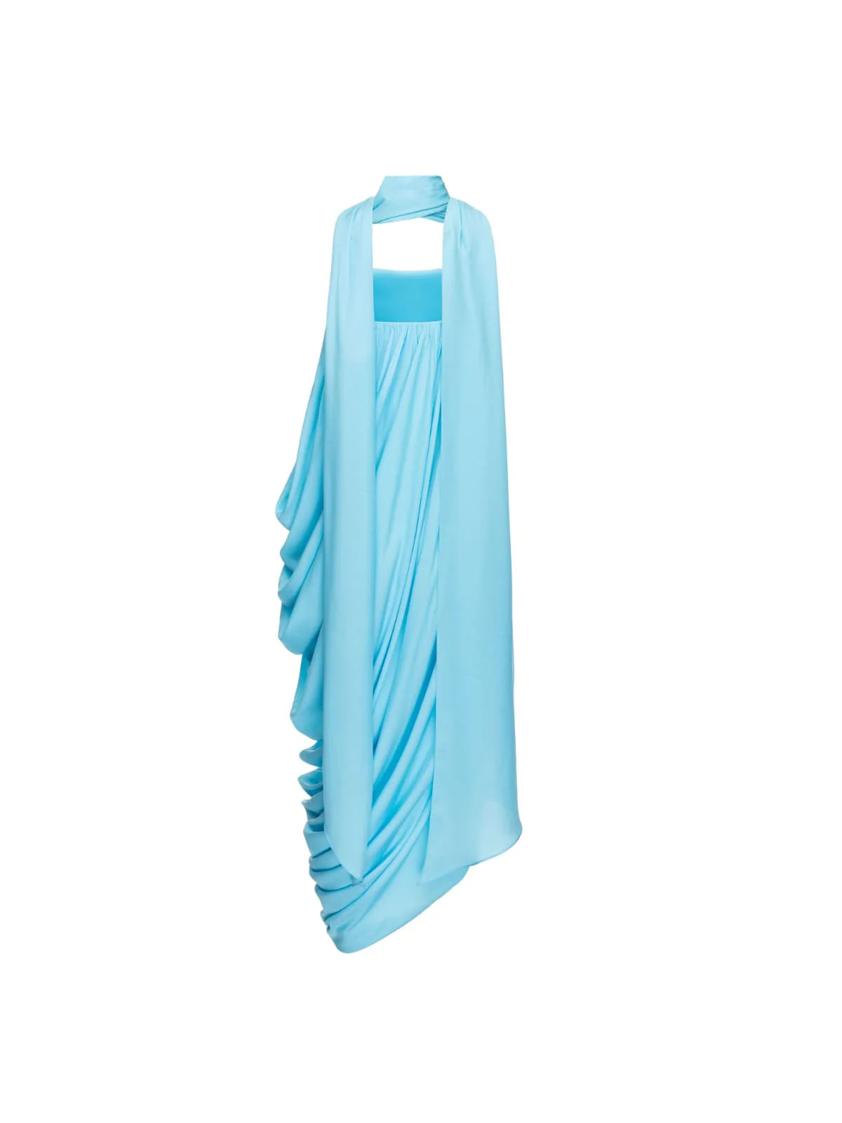 Yevionx Scarf Draped Split Maxi Dress - Image 4