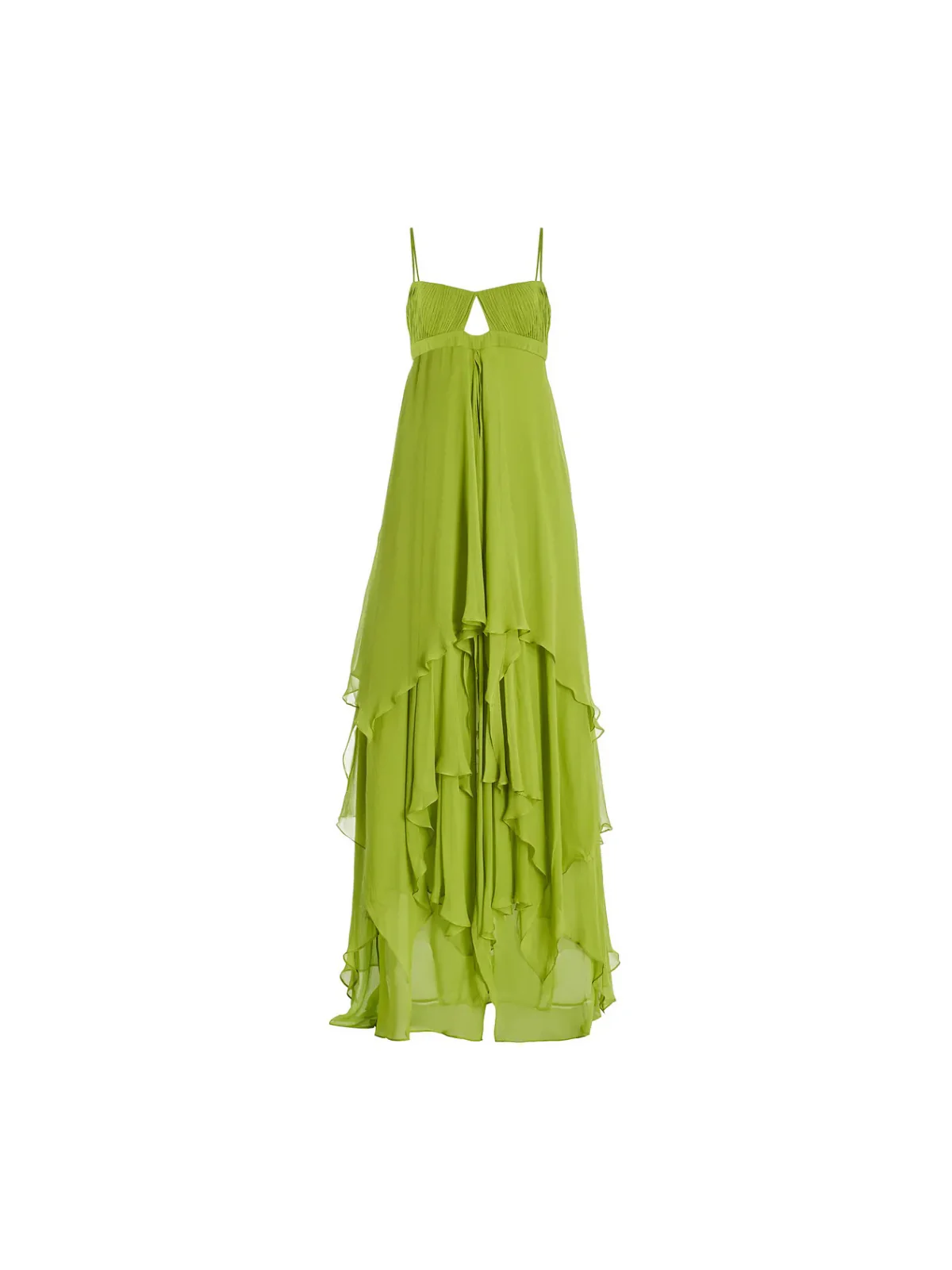 Yxelion Spaghetti Ruffle Maxi Dress - Image 3