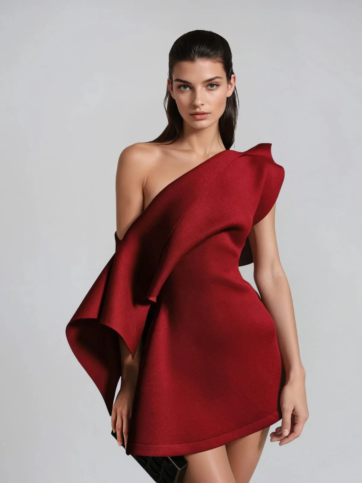 Zyntrix One Shoulder Mini Dress - Image 2